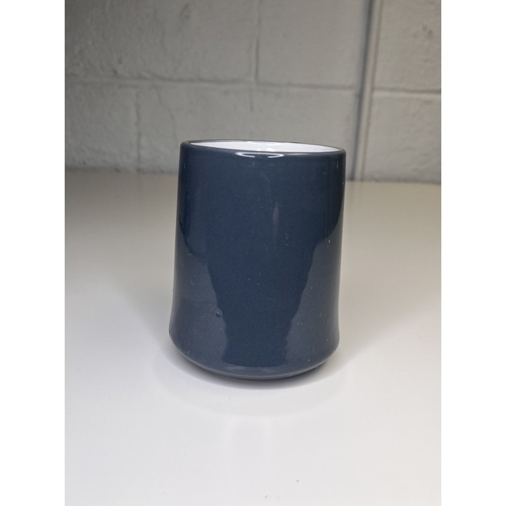Dansk Kobenstyle Mug Slate Gray Blue MCM Denmark 2 Prong Handle Ceramic - Picture 3 of 10